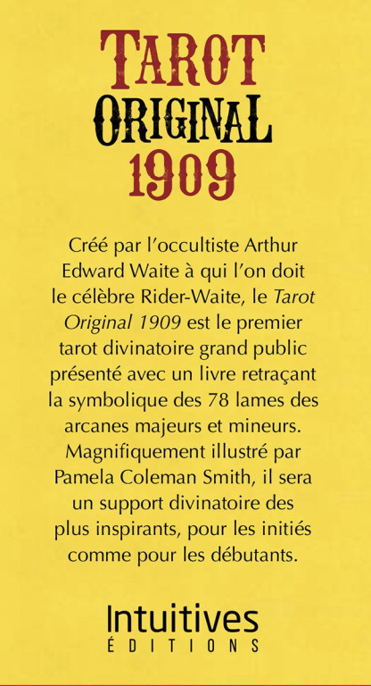 Tarot original 1909 Waite Bouches du Rhône La Ciotat Aubagne